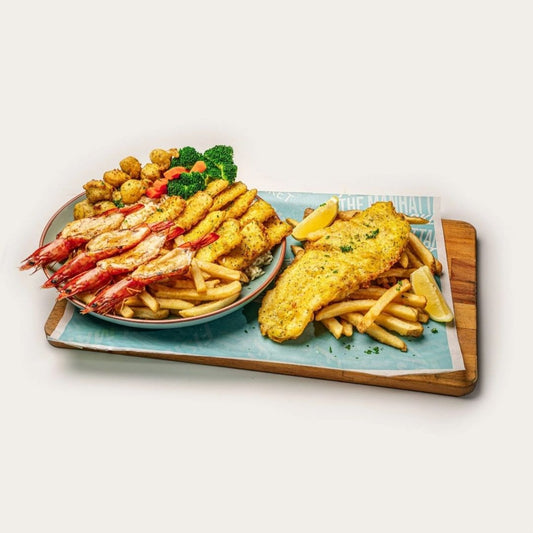 Sharing platters with 2 drinks