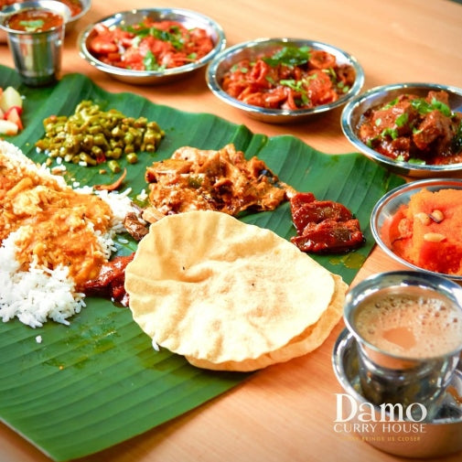 5 Banana Leaf Rice (Basic)