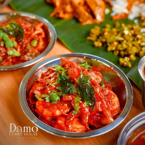 2 Banana Leaf Rice with Chicken