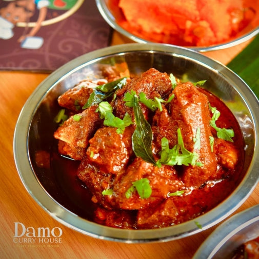 2 Banana Leaf Rice with Mutton