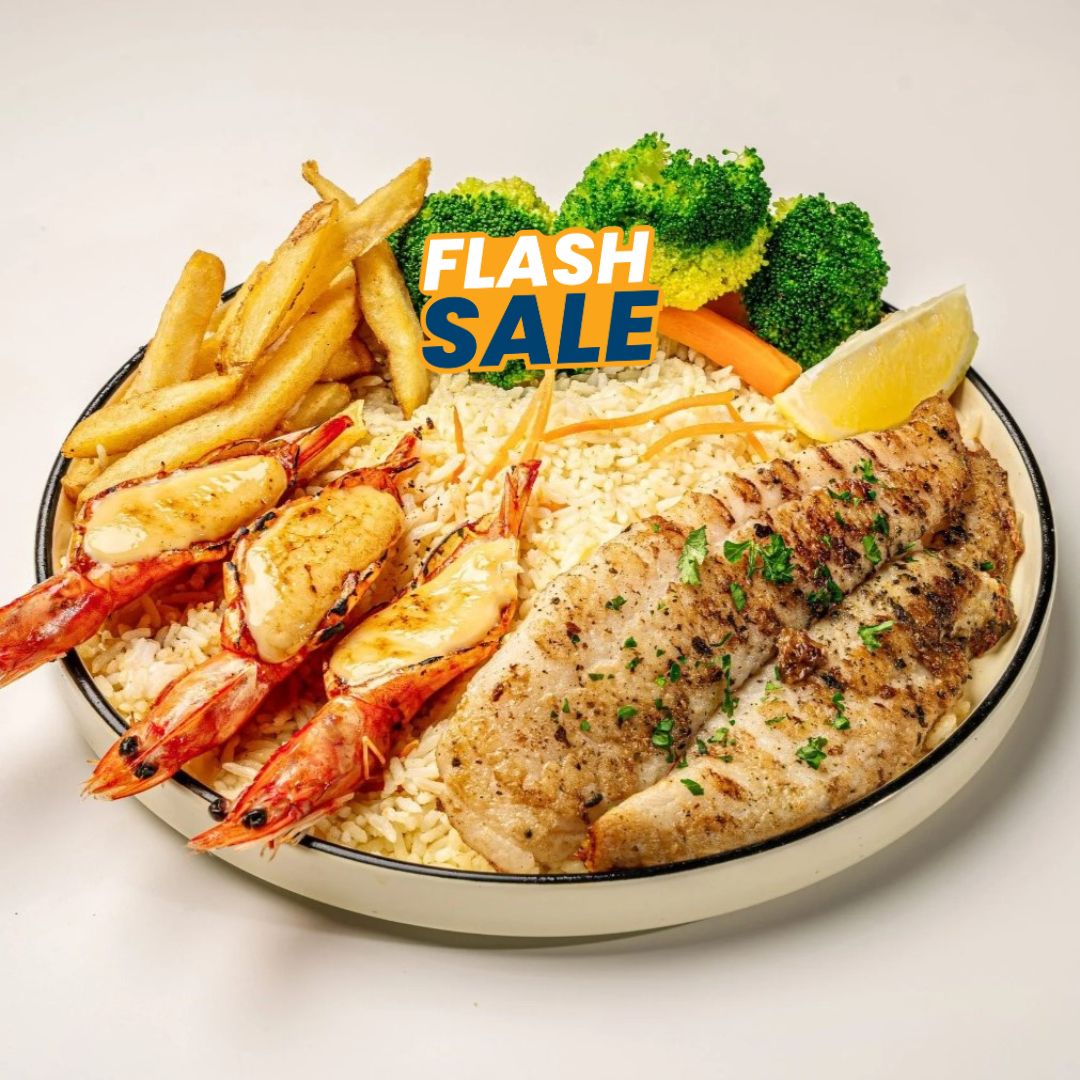 ⚡Single platters with drink