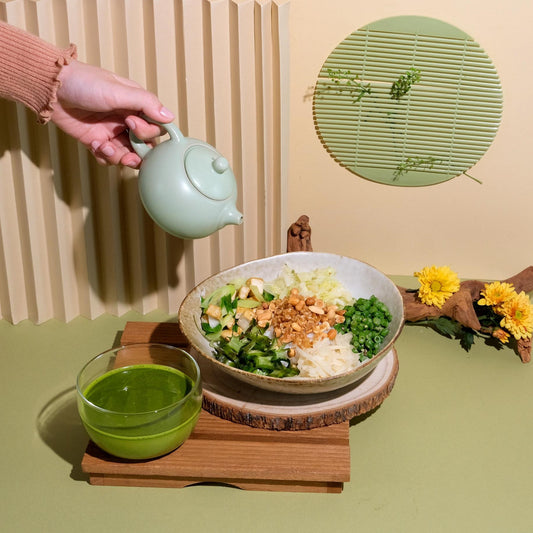 2 sets Rice bowl with drink