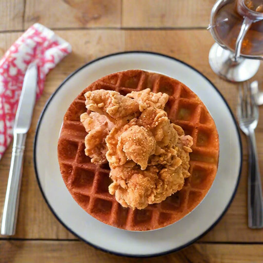 Chicken & Waffle Trio Delight