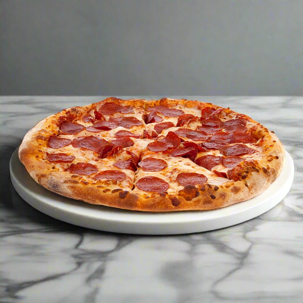 Pepperoni Pizza with 2 drinks